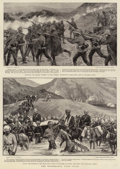 The Withdrawal from Tirah by Joseph Nash